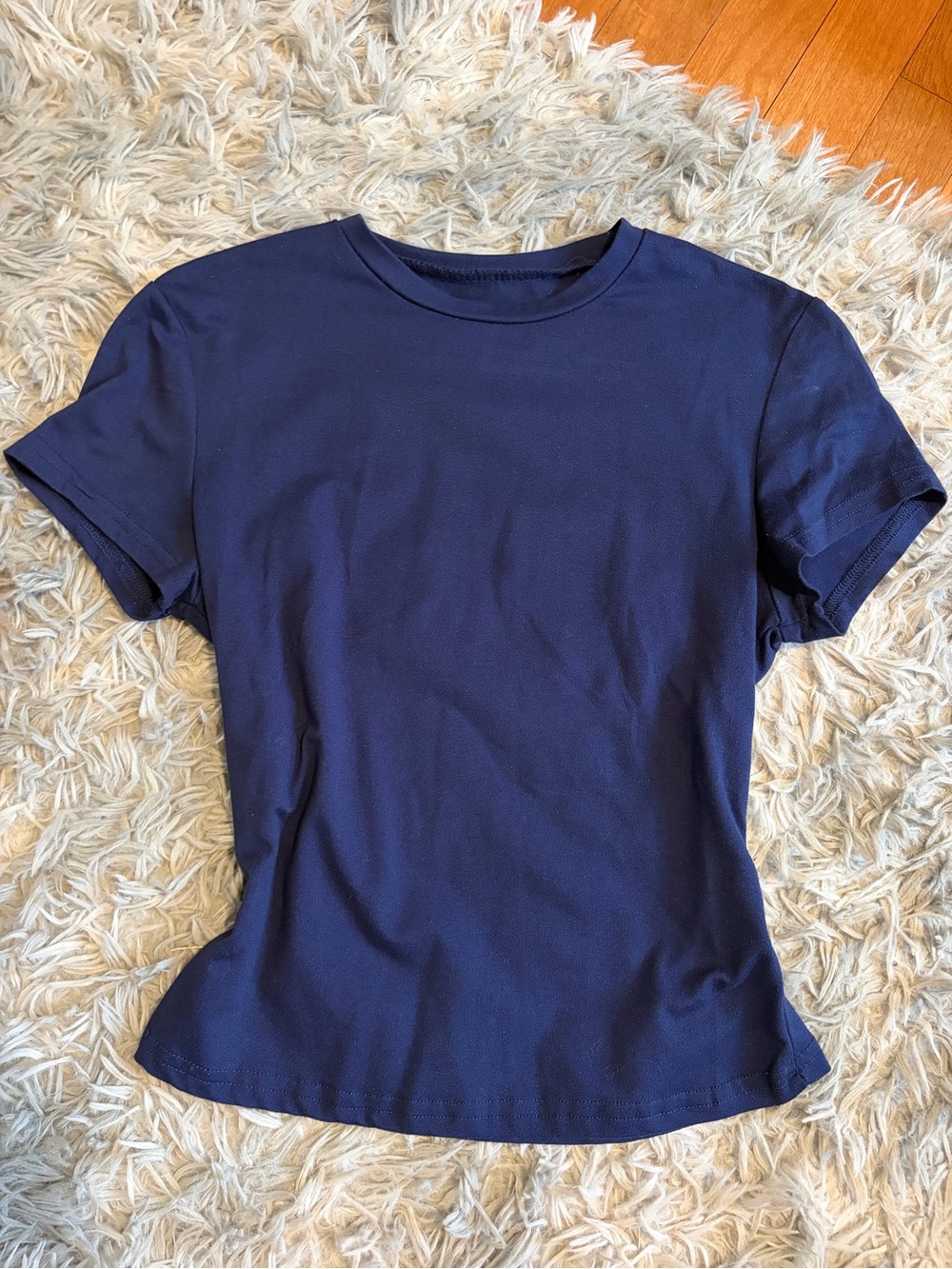 Classic Crewneck Women's Tee - Navy